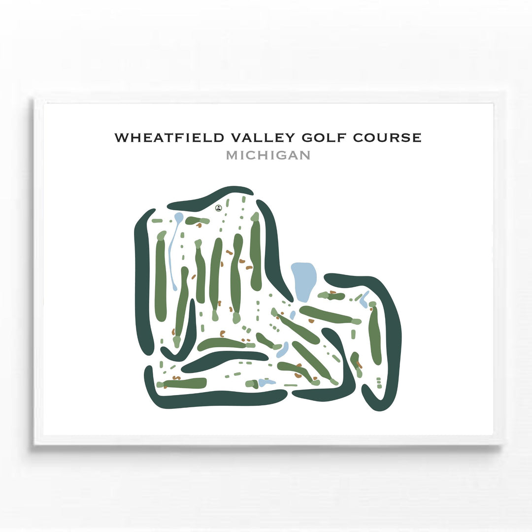 Wheatfield Valley Golf Course, Michigan - Printed Golf Courses