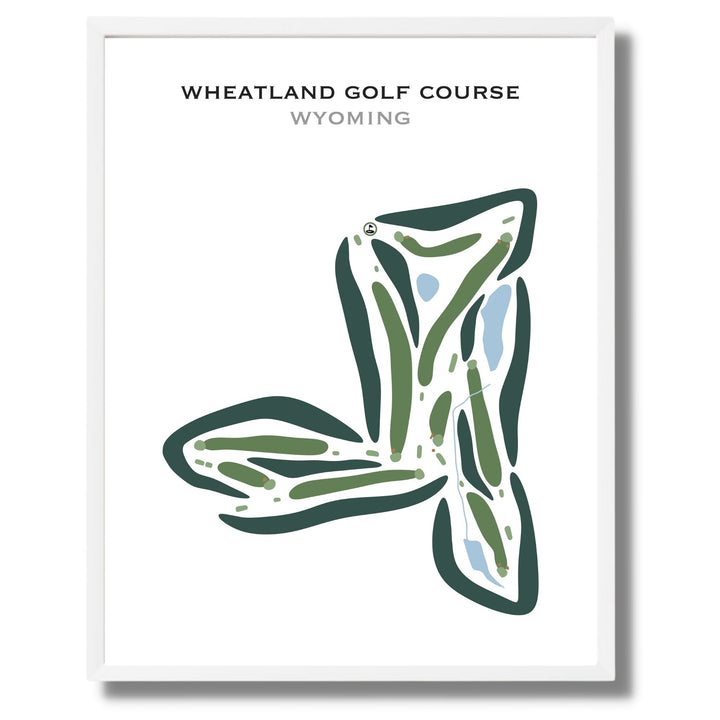 Wheatland Golf Course, Wyoming - Printed Golf Courses