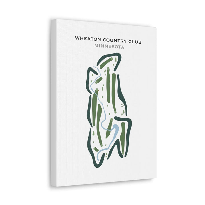 Wheaton Country Club, Minnesota - Printed Golf Courses