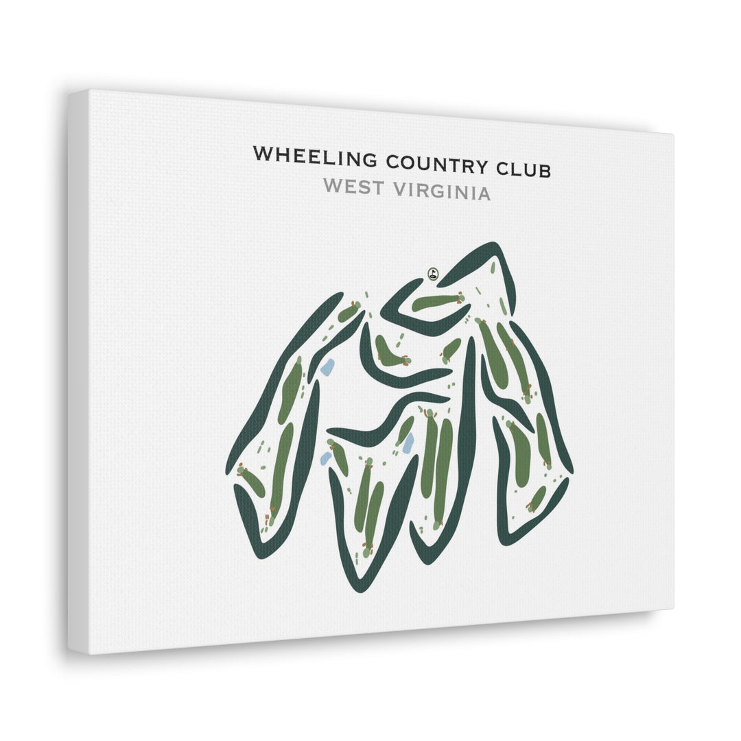 Wheeling Country Club, West Virginia - Printed Golf Courses