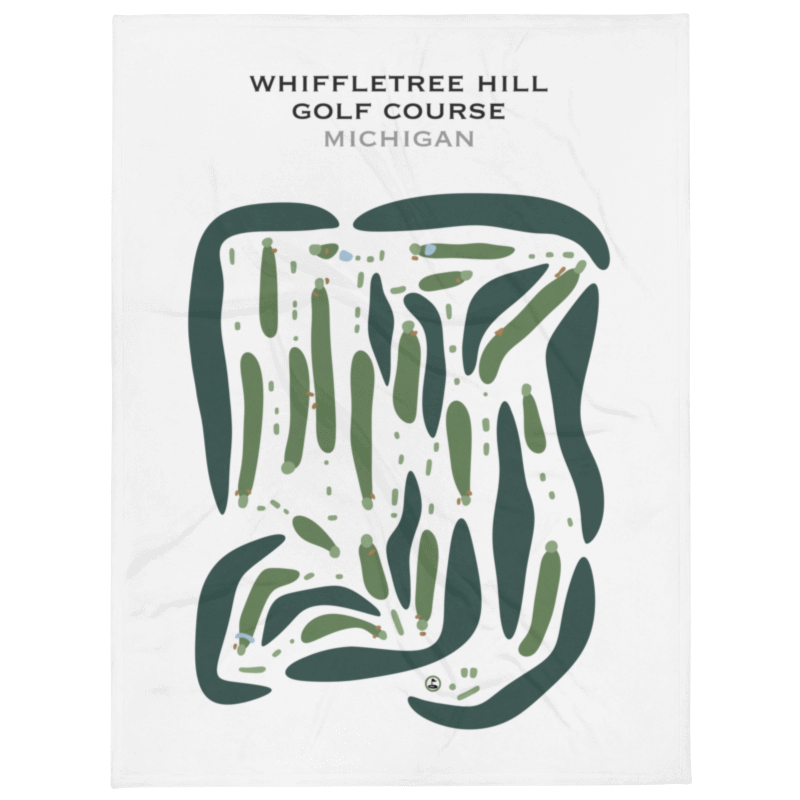 Whiffletree Hill Golf Course, Michigan - Printed Golf Courses