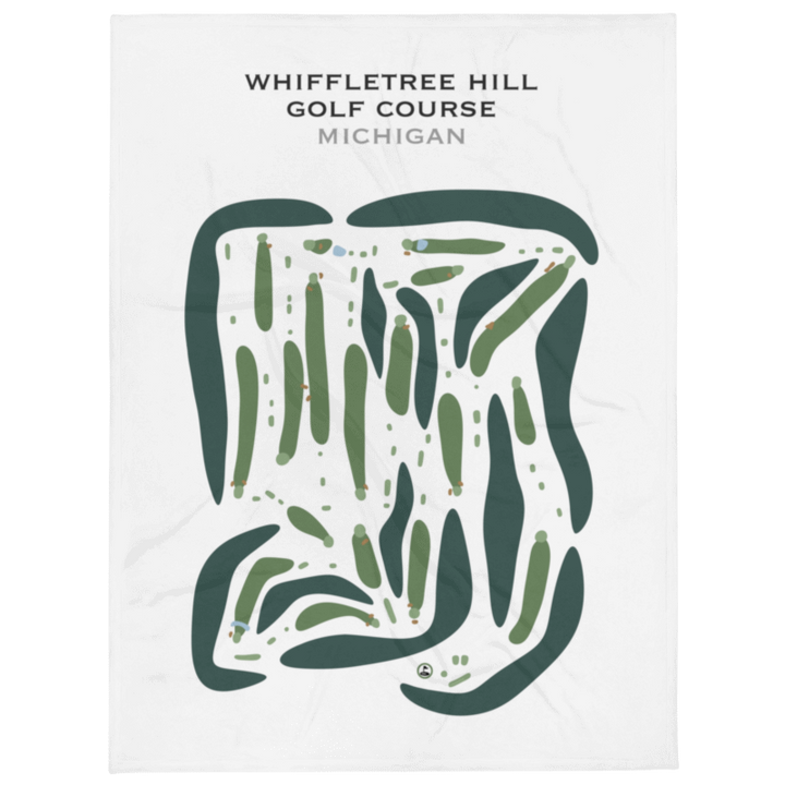 Whiffletree Hill Golf Course, Michigan - Printed Golf Courses