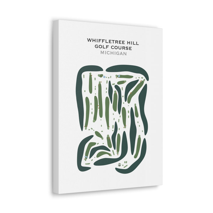 Whiffletree Hill Golf Course, Michigan - Printed Golf Courses