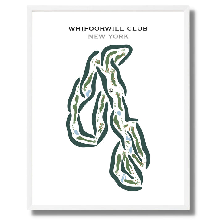 Whippoorwill Club, New York - Printed Golf Courses