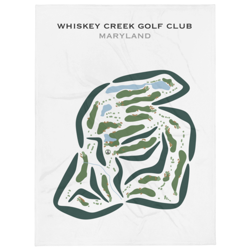 Whiskey Creek Golf Course, Maryland - Printed Golf Courses