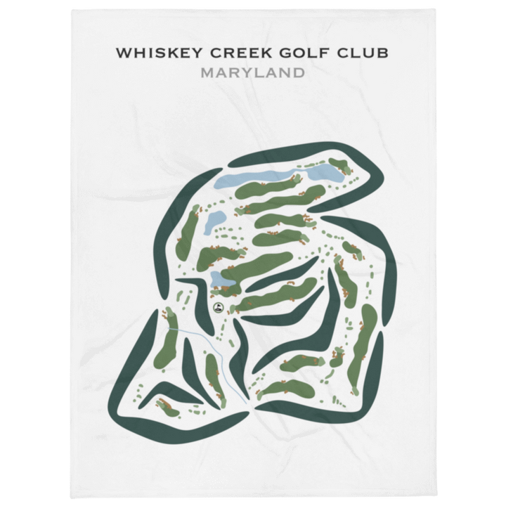 Whiskey Creek Golf Course, Maryland - Printed Golf Courses