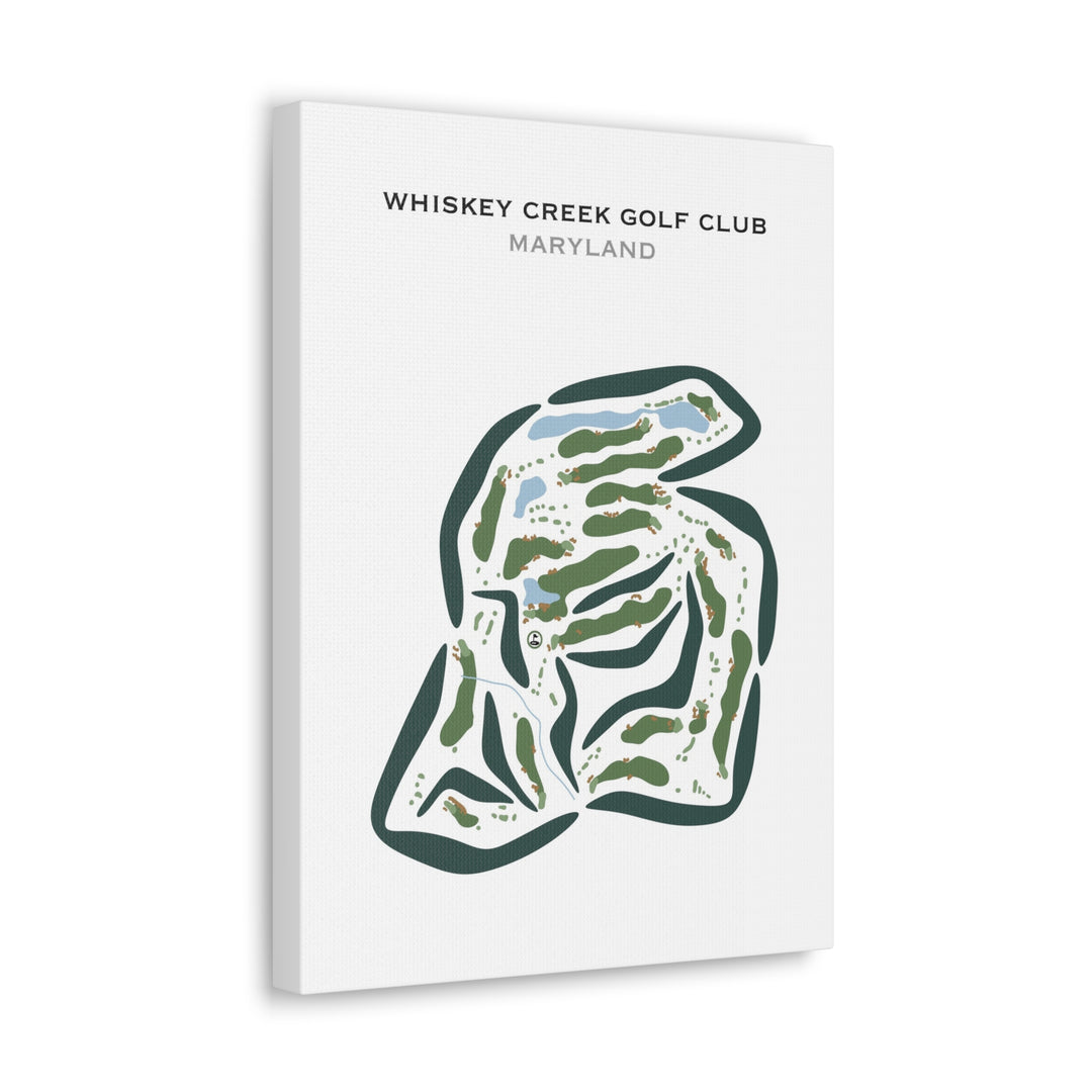 Whiskey Creek Golf Course, Maryland - Printed Golf Courses