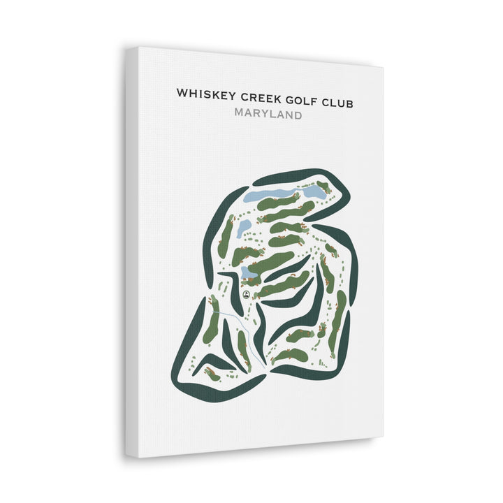 Whiskey Creek Golf Course, Maryland - Printed Golf Courses