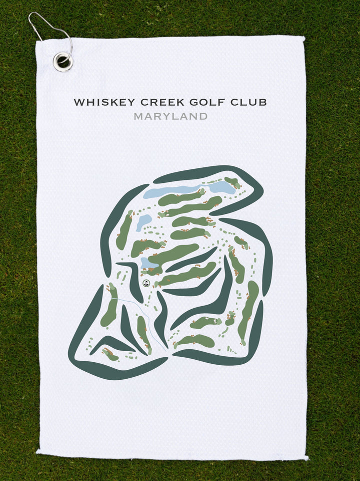 Whiskey Creek Golf Course, Maryland - Printed Golf Courses