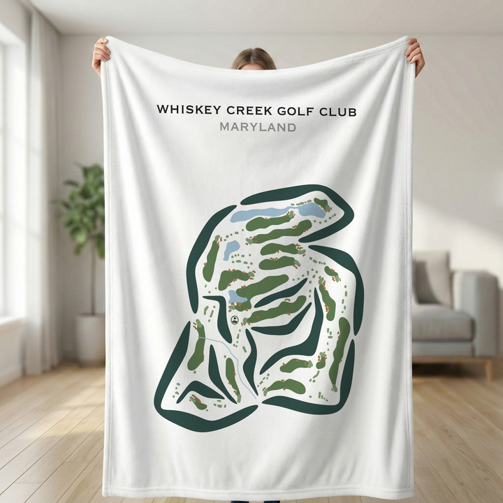 Whiskey Creek Golf Course, Maryland - Printed Golf Courses