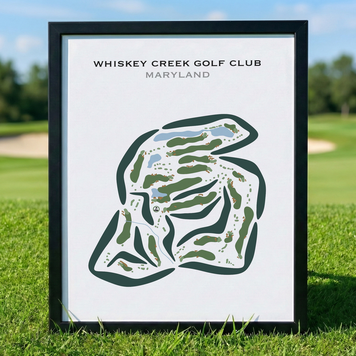 Whiskey Creek Golf Course, Maryland - Printed Golf Courses