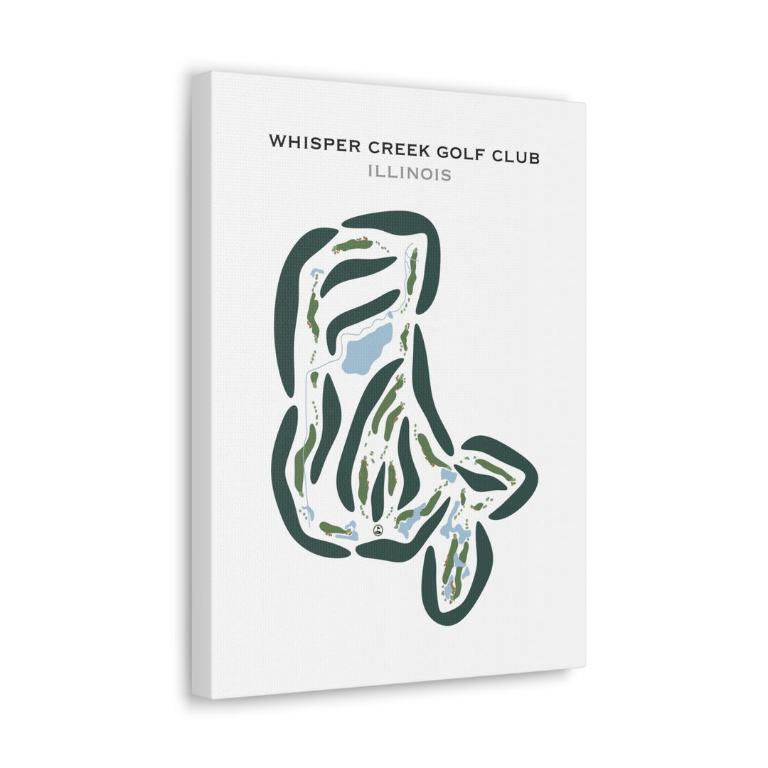 Whisper Creek Golf Club, Illinois - Printed Golf Courses