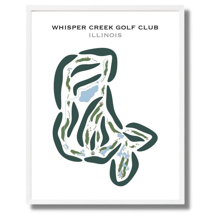 Whisper Creek Golf Club, Illinois - Printed Golf Courses