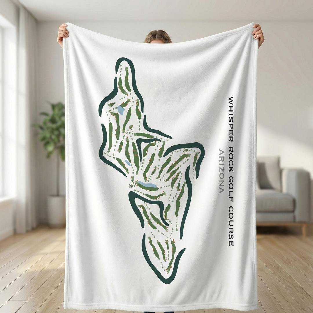 Whisper Rock Golf Course, Arizona - Printed Golf Courses