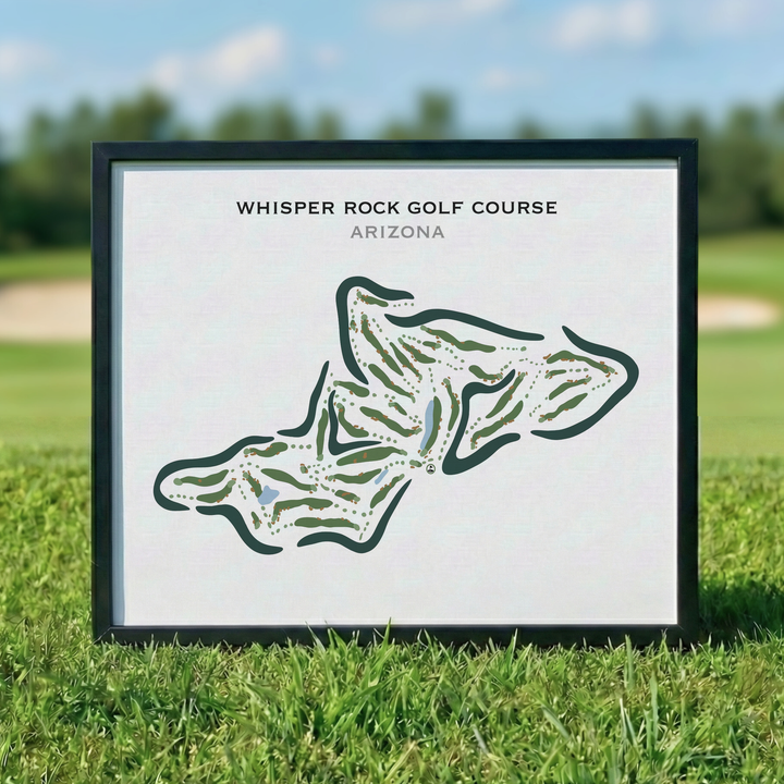 Whisper Rock Golf Course, Arizona - Printed Golf Courses