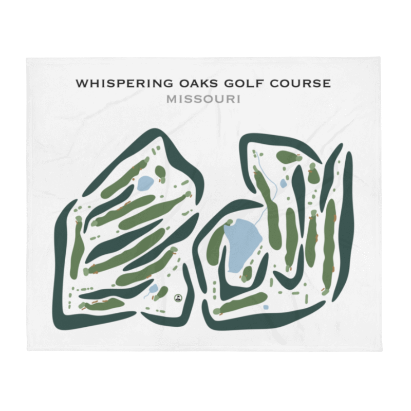 Whispering Oaks Golf Course, Missouri - Printed Golf Courses