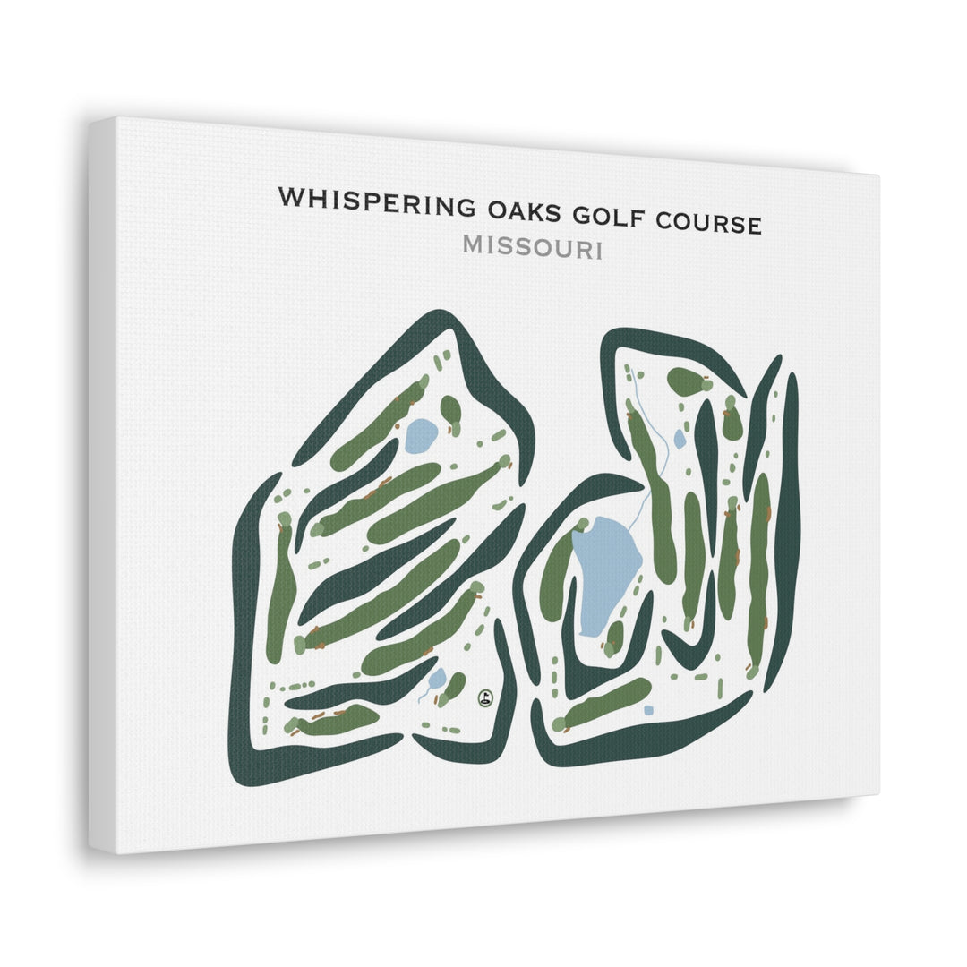 Whispering Oaks Golf Course, Missouri - Printed Golf Courses