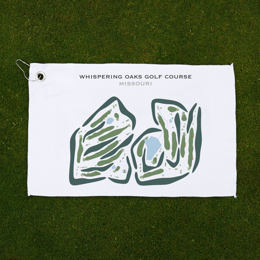 Whispering Oaks Golf Course, Missouri - Printed Golf Courses