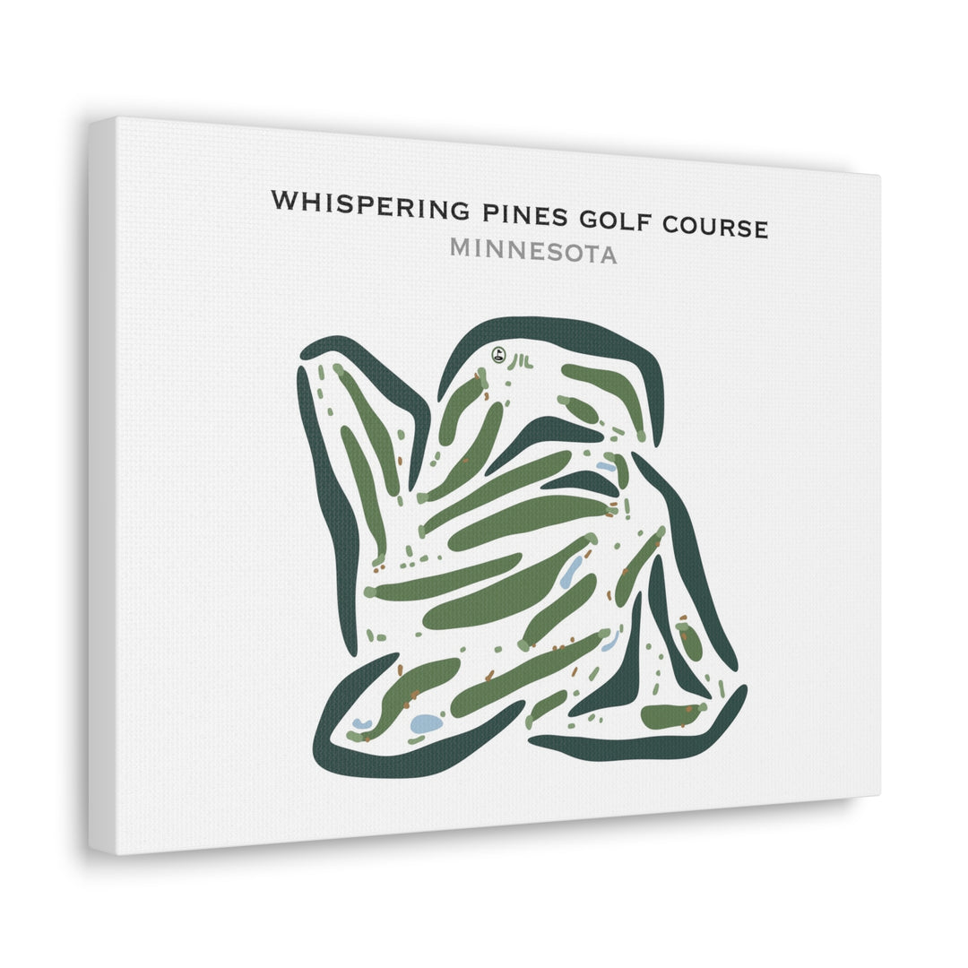 Whispering Pines Golf Course, Minnesota - Printed Golf Courses