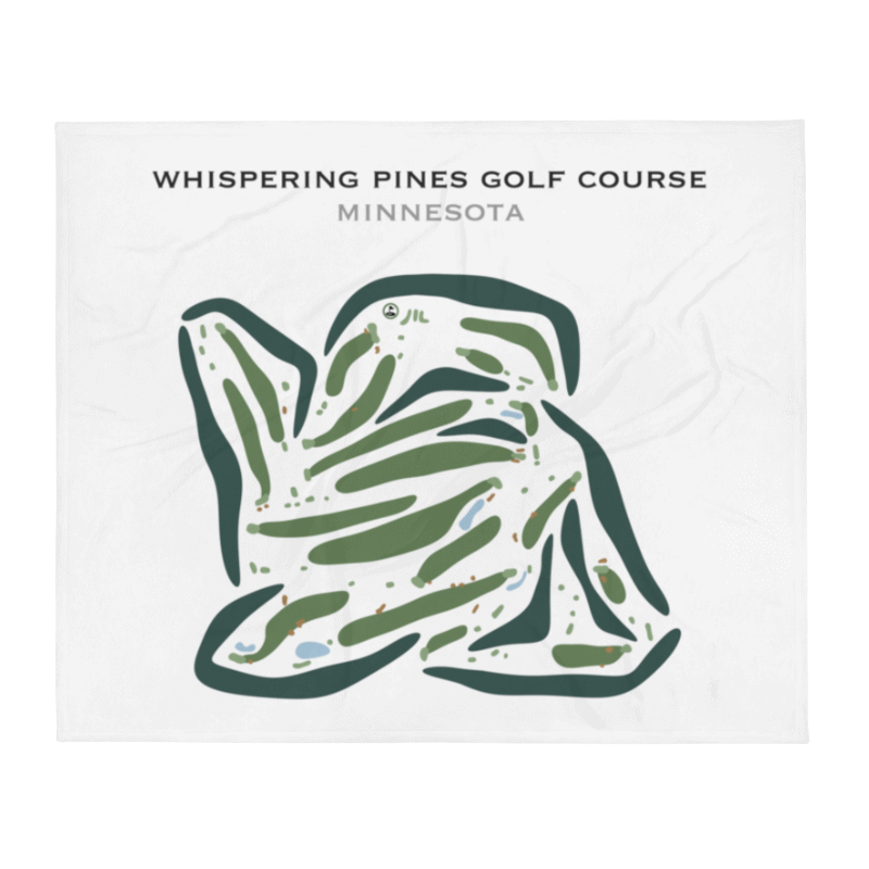 Whispering Pines Golf Course, Minnesota - Printed Golf Courses