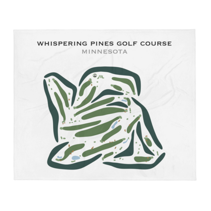 Whispering Pines Golf Course, Minnesota - Printed Golf Courses