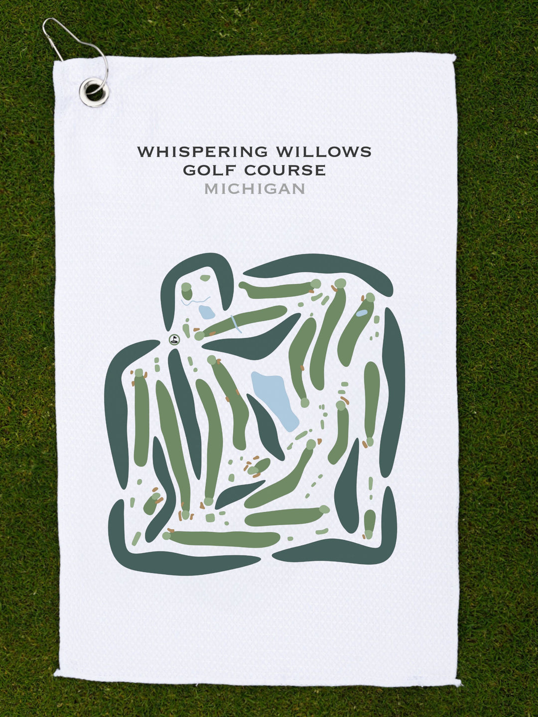 Whispering Willows Golf Course, Michigan - Printed Golf Courses