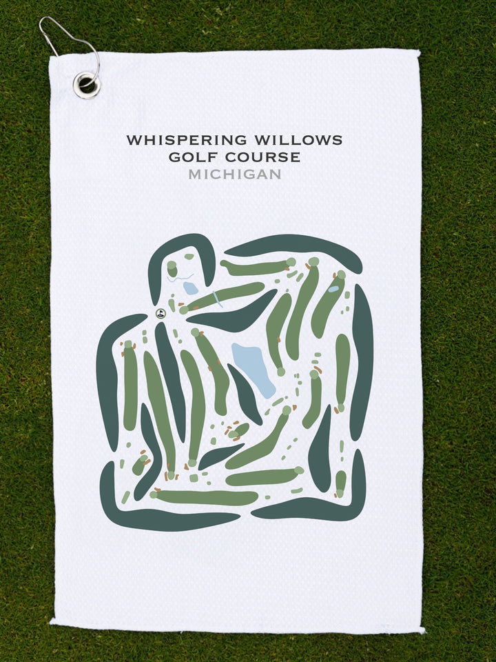 Whispering Willows Golf Course, Michigan - Printed Golf Courses