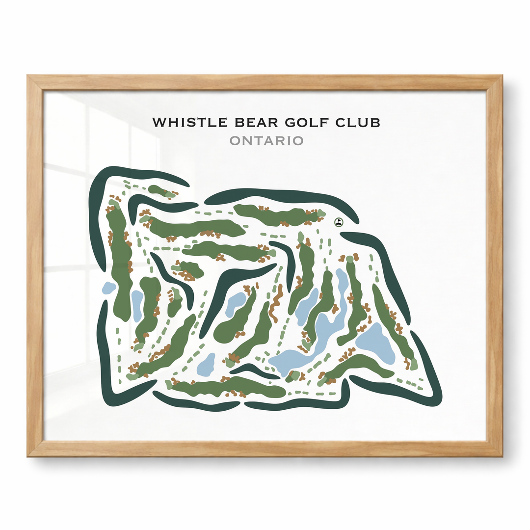 Whistle Bear Golf Club, Ontario, Canada - Printed Golf Courses