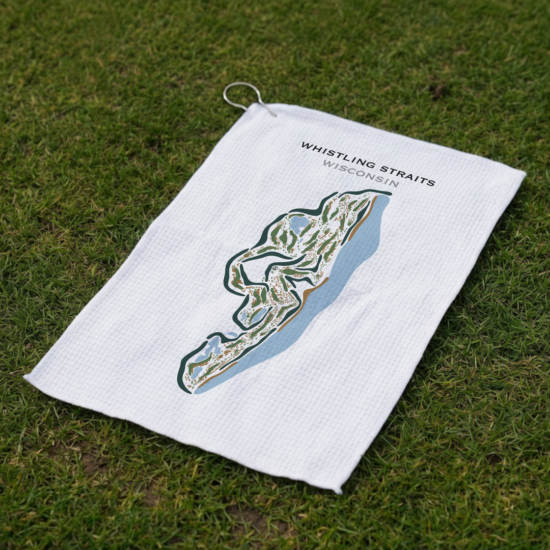 Whistling Straits, Sheboygan Wisconsin - Printed Golf Courses