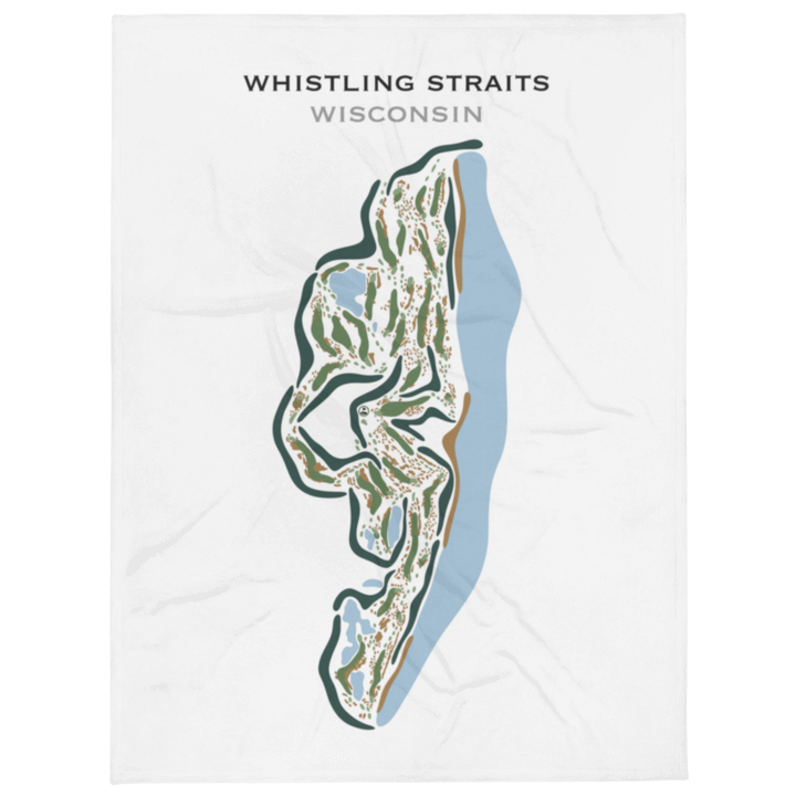 Whistling Straits, Sheboygan Wisconsin - Printed Golf Courses