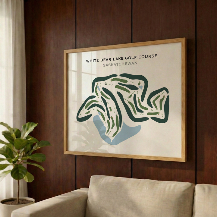 White Bear Lake Golf Course, Canada - Printed Golf Courses