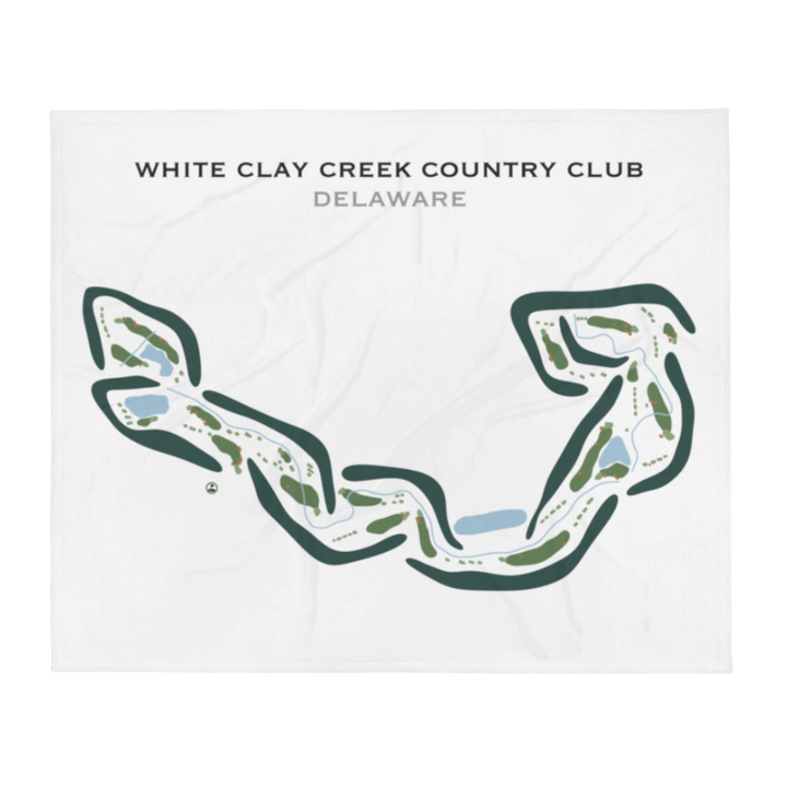 White Clay Creek Country Club, Delaware - Printed Golf Courses