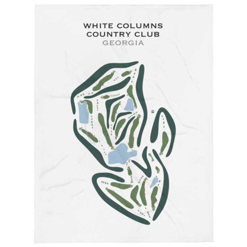 White Columns Country Club, Georgia - Printed Golf Courses