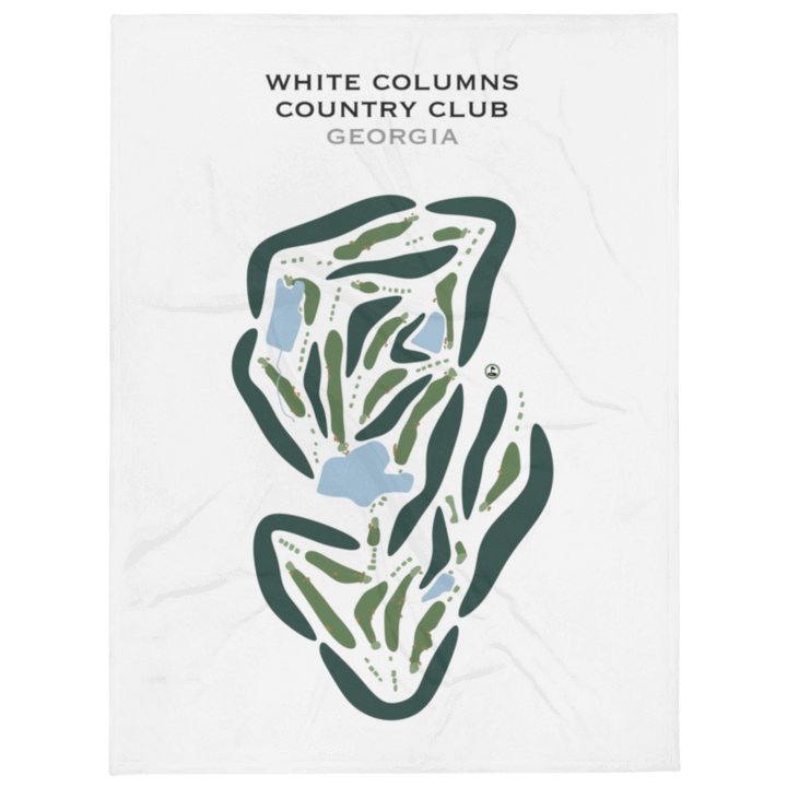 White Columns Country Club, Georgia - Printed Golf Courses