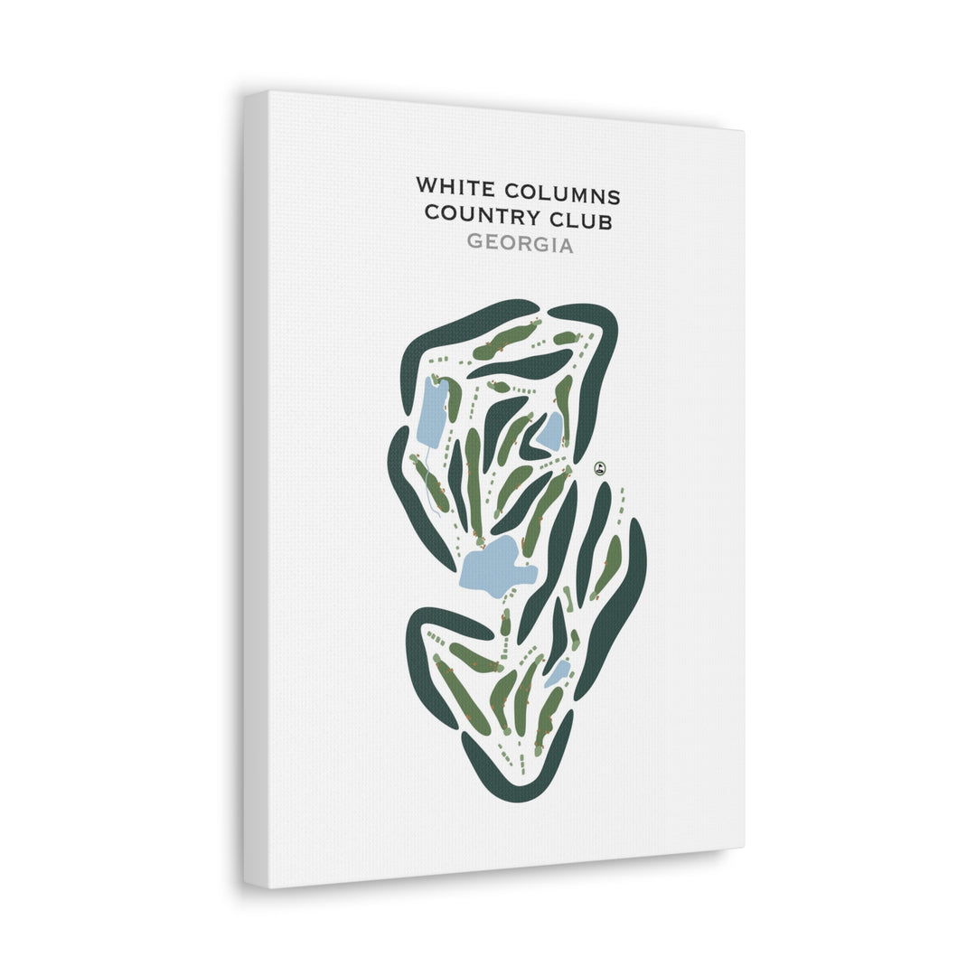 White Columns Country Club, Georgia - Printed Golf Courses