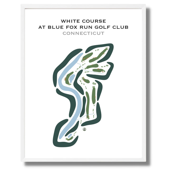 White Course at Blue Fox Run Golf Club, Connecticut - Printed Golf Courses