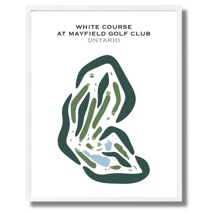 White Course at Mayfield Golf Club, Ontario, Canada - Printed Golf Courses