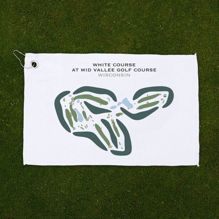 White Course at Mid Vallee Golf Course, Wisconsin - Printed Golf Courses
