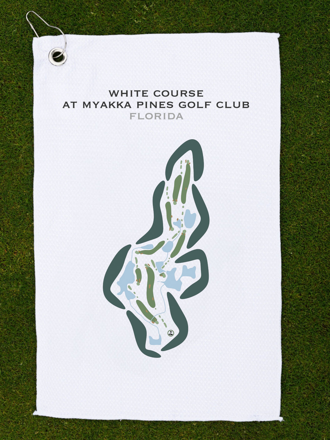 White Course at Myakka Pines Golf Club, Florida - Printed Golf Courses