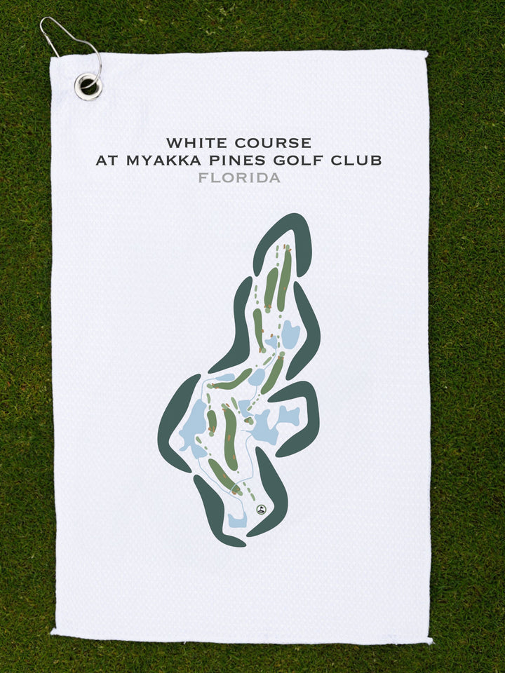 White Course at Myakka Pines Golf Club, Florida - Printed Golf Courses