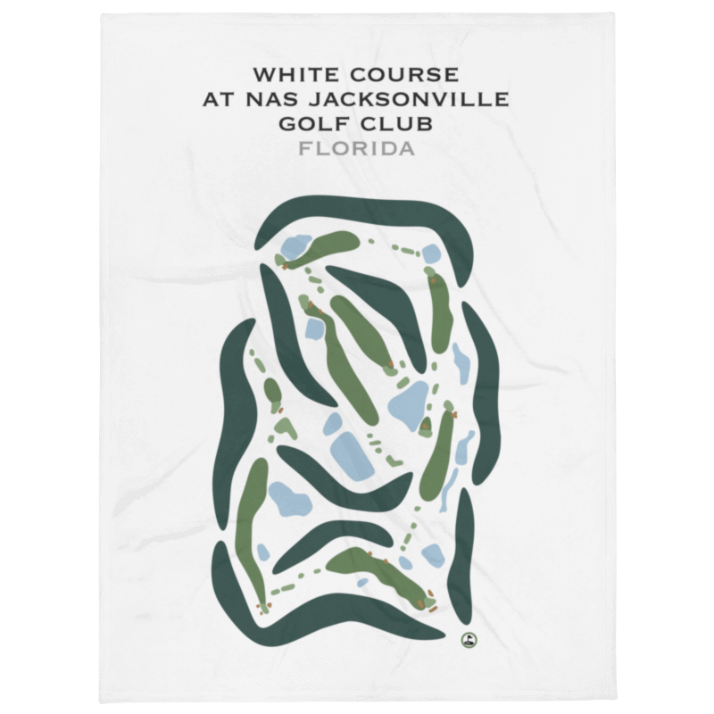 White Course at NAS Jacksonville Golf Club, Florida - Printed Golf Courses