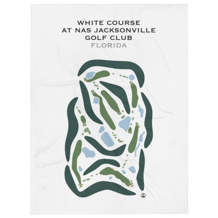 White Course at NAS Jacksonville Golf Club, Florida - Printed Golf Courses