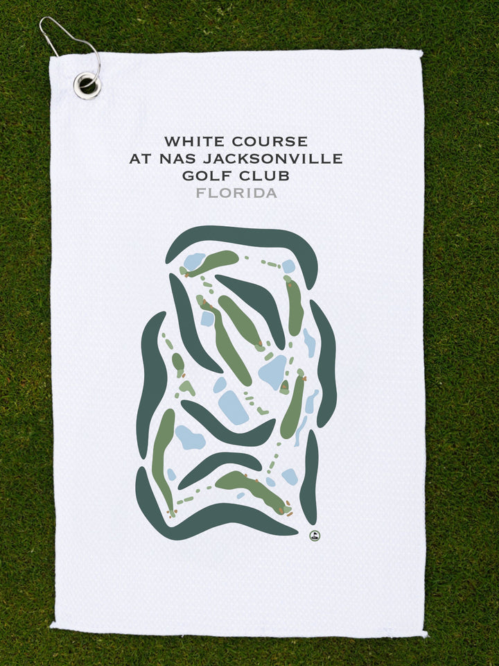 White Course at NAS Jacksonville Golf Club, Florida - Printed Golf Courses