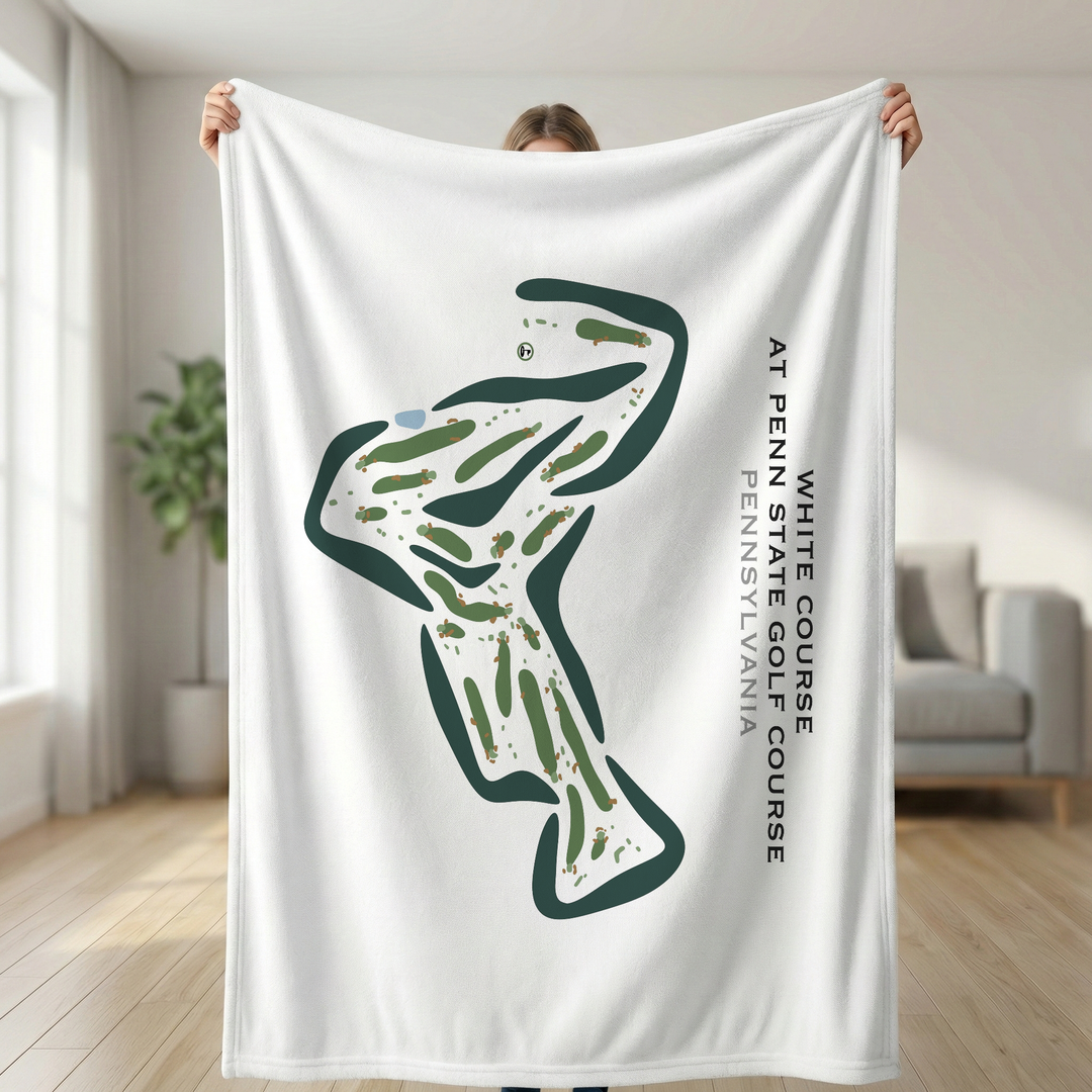 White Course at Penn State Golf Course, Pennsylvania - Printed Golf Courses