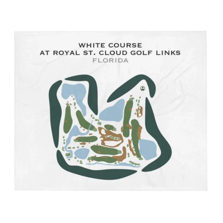 White Course at Royal St. Cloud Golf Links, Florida - Printed Golf Courses