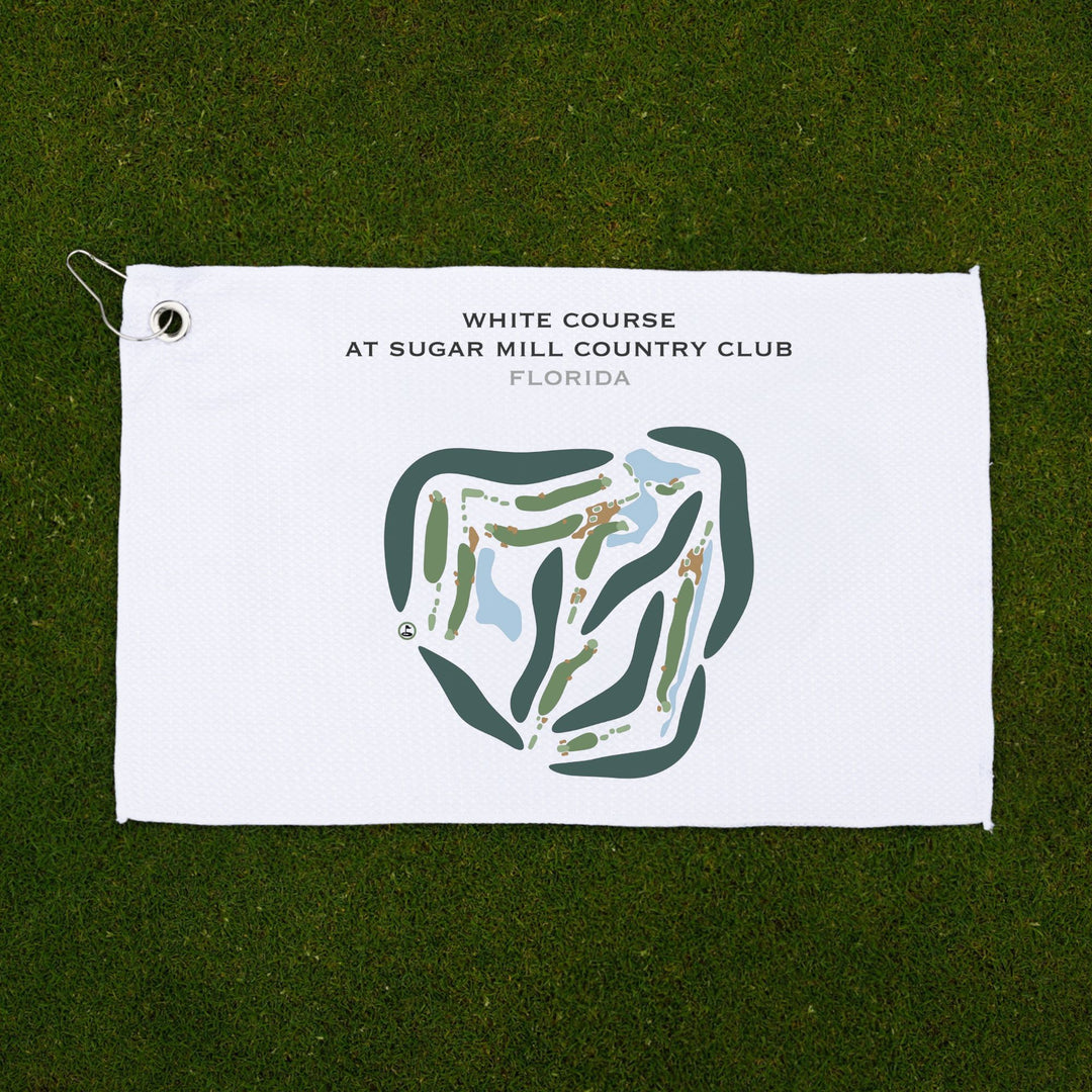 White Course at Sugar Mill Country Club, Florida - Printed Golf Courses