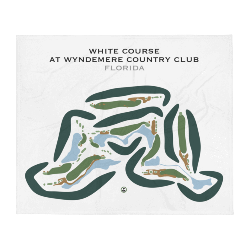 White Course at Wyndemere Country Club, Florida - Printed Golf Courses