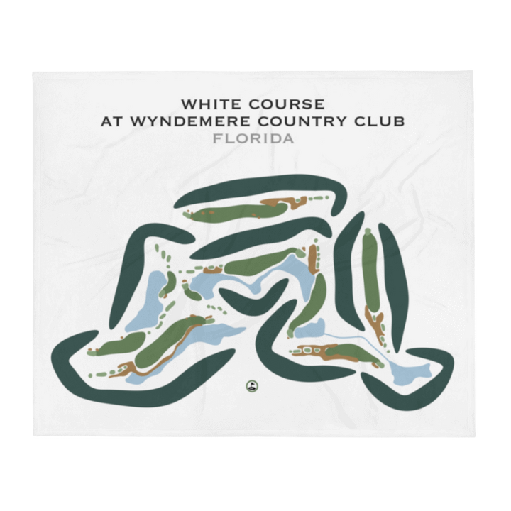 White Course at Wyndemere Country Club, Florida - Printed Golf Courses