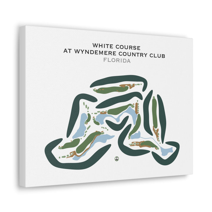 White Course at Wyndemere Country Club, Florida - Printed Golf Courses