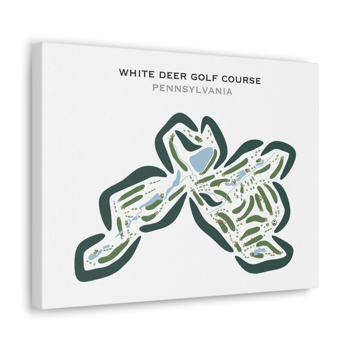 White Deer Golf Course, Pennsylvania - Printed Golf Courses